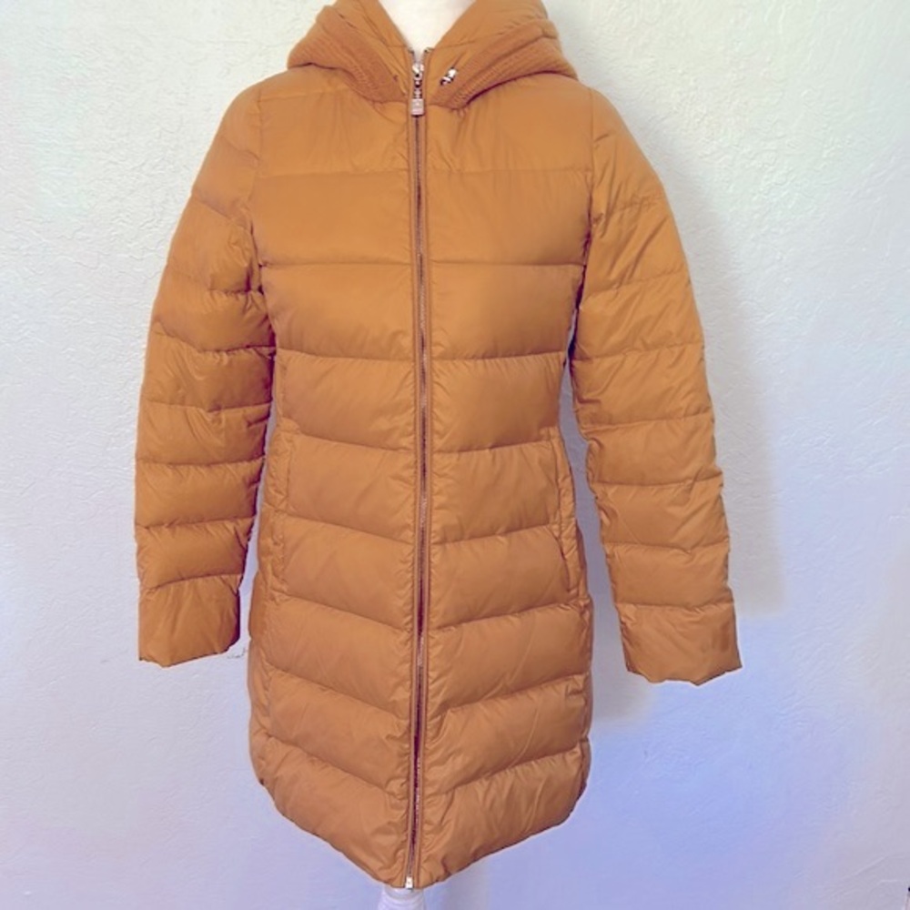 La Chapelle yellow  Hooded Trench coat